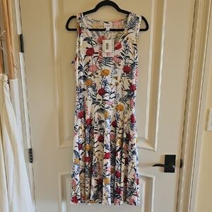 LuLaRoe Multicolor Floral Midi Dress